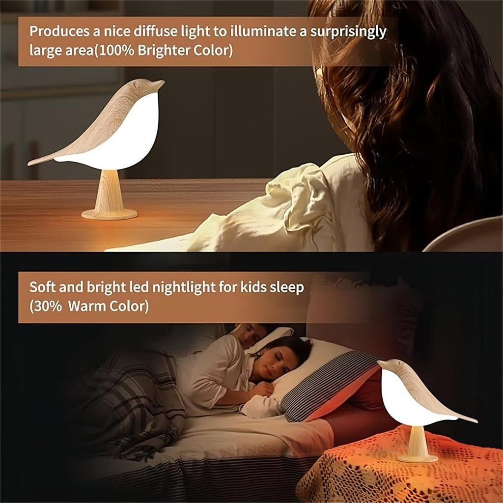 cart canvas Table Bird Lamp LED