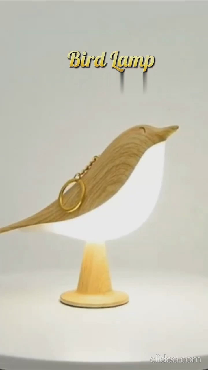 cart canvas Table Bird Lamp LED
